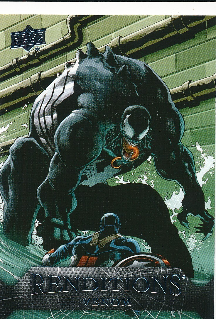 #48 VENOM 2024 Upper Deck Marvel Renditions Spider-Man SPIDER-MAN