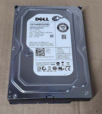 Dell WD WD5003ABYX RE4 500GB 7200RPM SATA Festplatte 8,89 cm (3,5'') NAS RAID