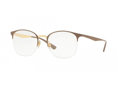 Montatura Occhiali da Vista Ray-Ban Autentici RX6422 beige oro in metallo  3005 | eBay