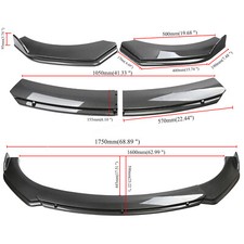 Kit Difusor 4 Piezas Plata Brillante Para Nissan - Extensión De Guardabarros Ancho, Estilo VIP, Fácil Instalación