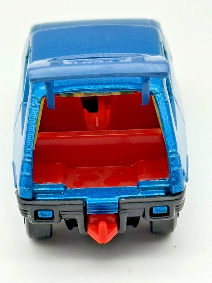 Matchbox No 21 HTF Lesney Renault 5TL Metallic Blue Red Inter w/Matte Black Base - Image 3 of 4