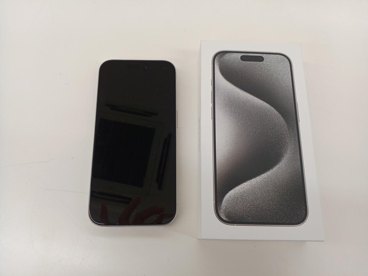 APPLE/SIM-free Model number: MTU83J/A IPHONE15PRO White 3-lens | eBay