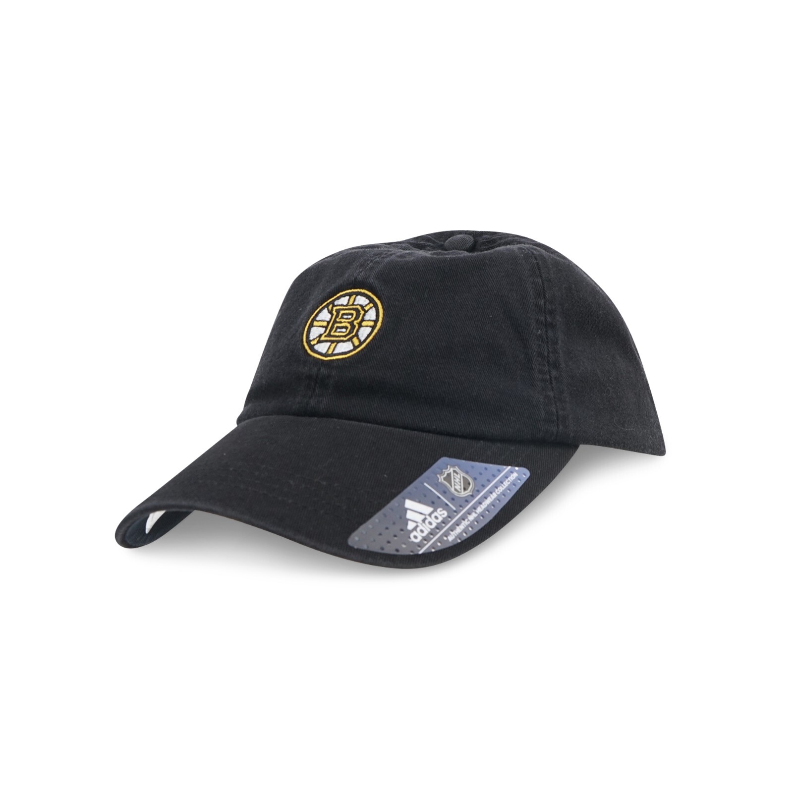 Бостон Брюинз, НХЛ, Логотип команды Adidas для взрослых, Унисекс, Папа, Структурированная регулируемая шляпа