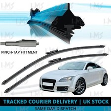For Audi TT 2006-2014 Front Windscreen 22" 21" Flat Aero Wiper Blades Set