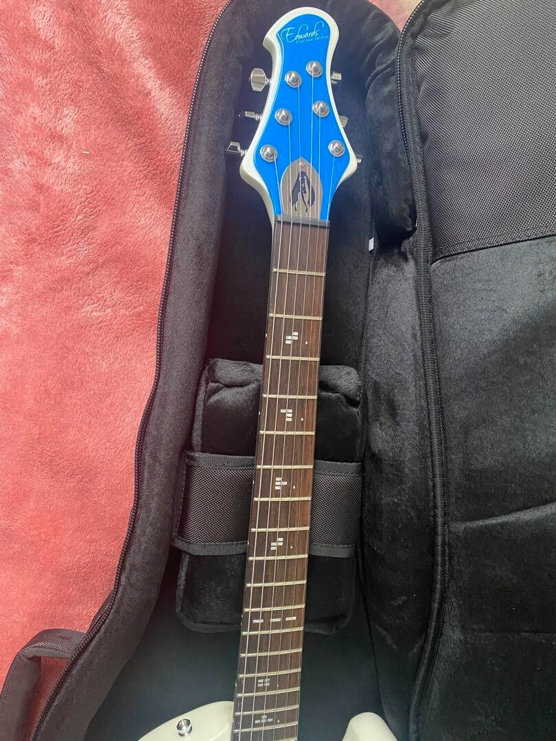 初音ミク ギター 雪ミク SNOW MIKU エドワーズ E-STREAM Hatsune Miku