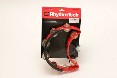 Rhythm Tech DST-30 Tambourin Rot nickel schellen (Drumset)
