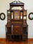 beautiful antique etagere beveled glass mirrors inlaid wood stunning piece
