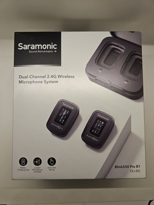 Saramonic Blink500 PRO B1 Dual Channel 2.4G Wireless Microphone System, Free Shi