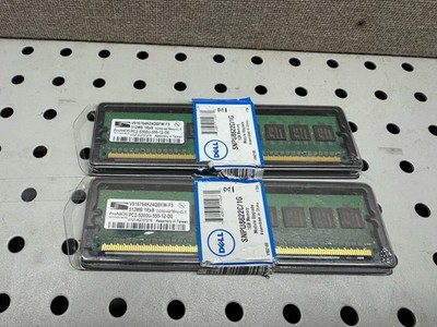 2 Sticks Of ProMOS 512MB 1GB Memory Ram 1RX8 PC2 5300U-555-12-D0 DDR2