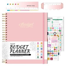 Budget Planner - Monthly Budget Book with Expense Tracker Notebook, Undated 1...