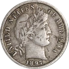 1897-P Barber Dime
