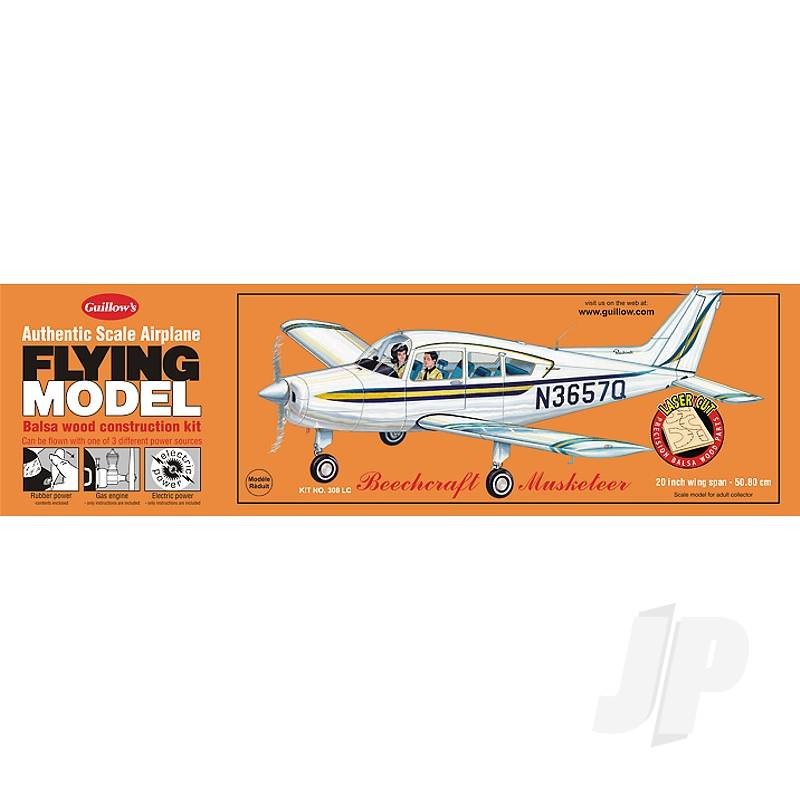 Guillow Musketeer (Laser Cut) Balsa Model Aircraft Kit