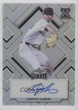 2022 Leaf Metal Silver Prismatic 3/10 Cooper Hjerpe #BA-CH3 Auto 0u66