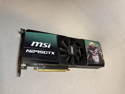 MSI NVIDIA GeForce GTX 295 PCIe 1792MB GDDR3 Dual GPU Grafikkarte