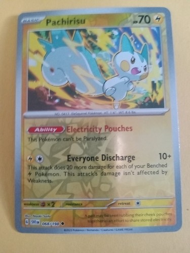 Pachirisu 068/198 Sv01: Scarlet & Violet Base Set Reverse Holo