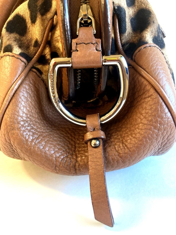 Dolce & Gabbana Animal Print Bag Made in Italy. - Image 4 of 4