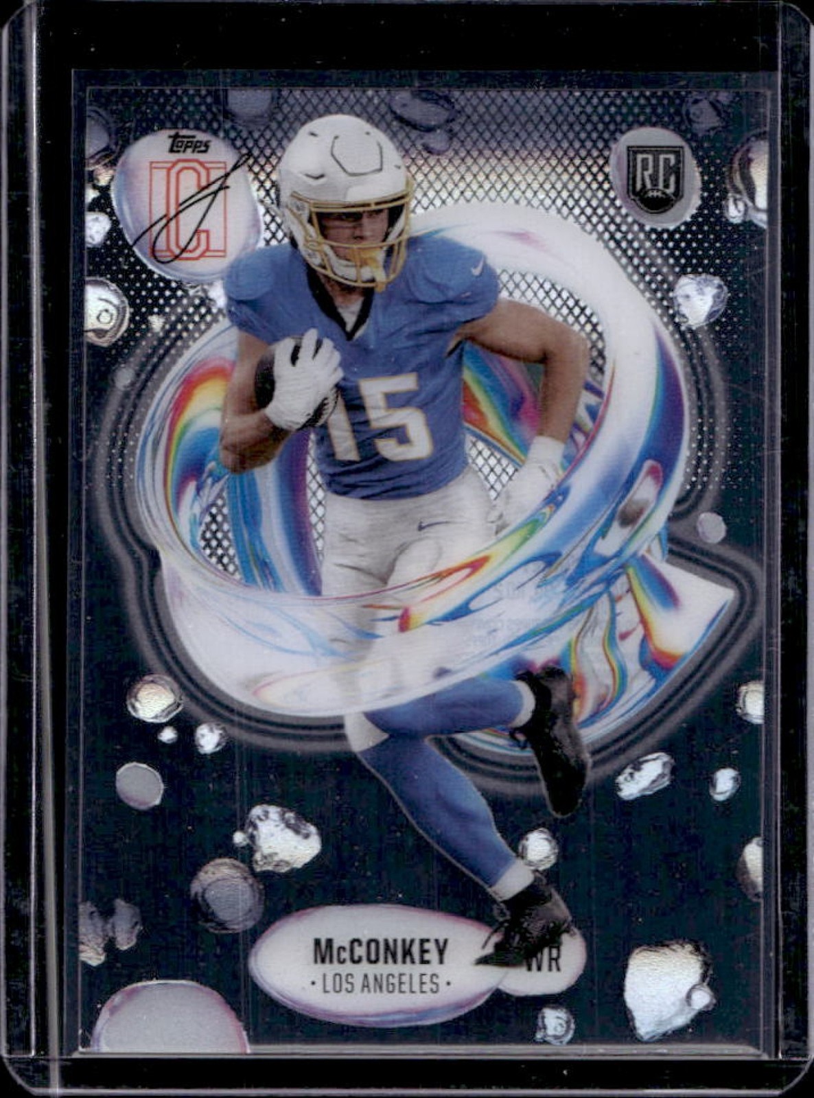 2024 Topps Signature Class Ladd McConkey Fluidity RC Rookie #F-10 Chargers