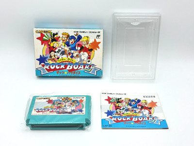 Wily & Right no RockBoard That's Paradise Famicom FC Boxed CIB Tested Japan Auth