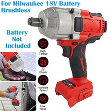 1/2 Inch Cordless Impact Wrench for Miwaukee 18 V Battery for Car Tire DIY Craft