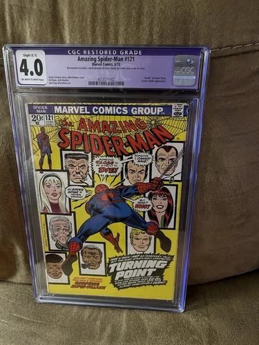 Amazing Spider-Man 121 Marvel Comics 1973 Death of Gwen Stacy CGC 4.0 Romita