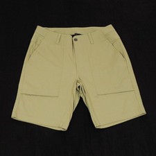 Lululemon Weekender Chino Shorts Mens 31 Khaki Brown Cotton Blend Casual Tech