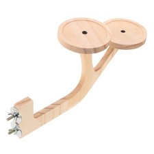 Wooden Bird Cage Platform: Parrot Perch Stand Parrot Perch for Bird Paw