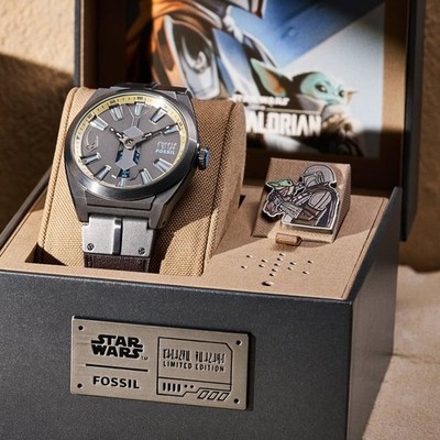 Fossil Star Wars Mandalorian Everett Watch Set LE1245SET Limited Edition 2026
