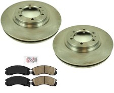 For 1994-1998 Mitsubishi Montero Front Brake Rotors Ceramic Brake Pads