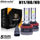 Pair H11 LED Headlight Kit Low Beam Bulb Super Bright 6500K White 1000000LM