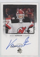 2022-23 SP Authentic UD Authentics Vitek Vanecek #UDA-VV Auto 0o5t