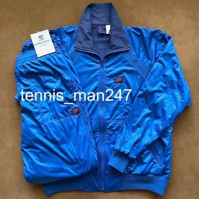 Nike John McEnroe Checkerboard Jacket Pants Tech Challenge Court Attack Agassi