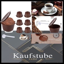 Wiederverwendbare Kaffeekapseln,Kaffeefilter,50ml, für Dolce Gusto, Nespresso...