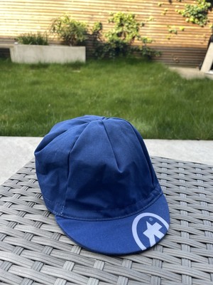 Assos of Switzerland Radmütze blau Sommer BRANDNEU