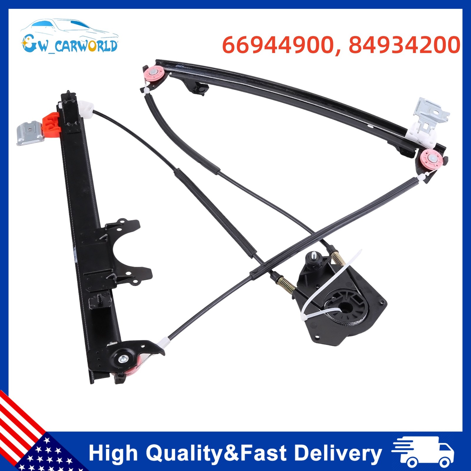 84934200 Window Regulator Replacement For Maserati Quattroporte 2003-2004 3.2L