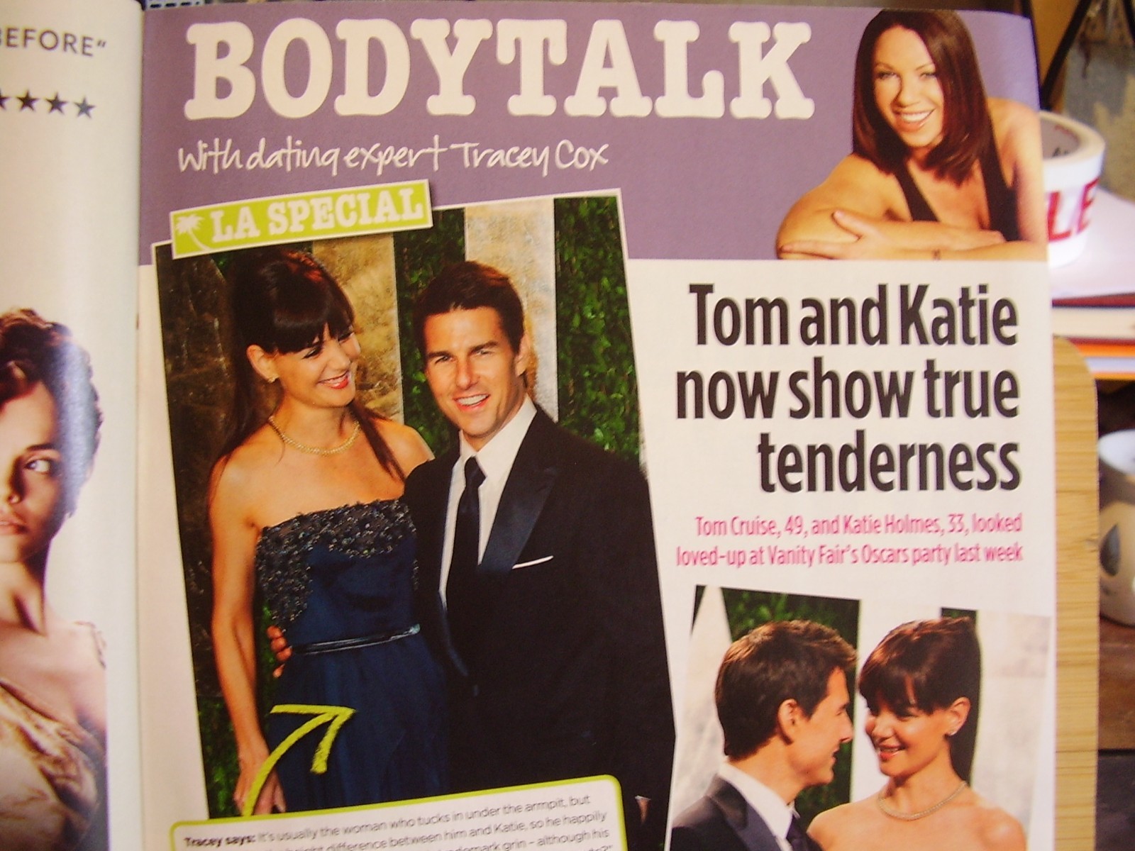 CLOSER TV MAG MARCH 2012 # 484 ANGELINA JOLIE KYM MARSH JORDAN BRADLEY COOPER thumbnail 5