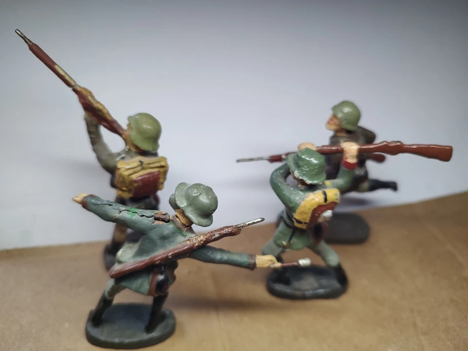 Soldados alemanes de juguete Elastolin Foto 3 de 4