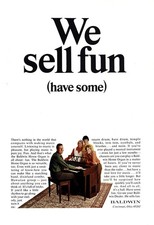 1970 Baldwin Home Organ: We Sell Fun Have Some Vintage Print Ad