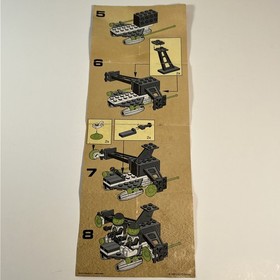 Lego Space Blacktron II: 1479 2-Pilot Craft Instruction Manual ONLY