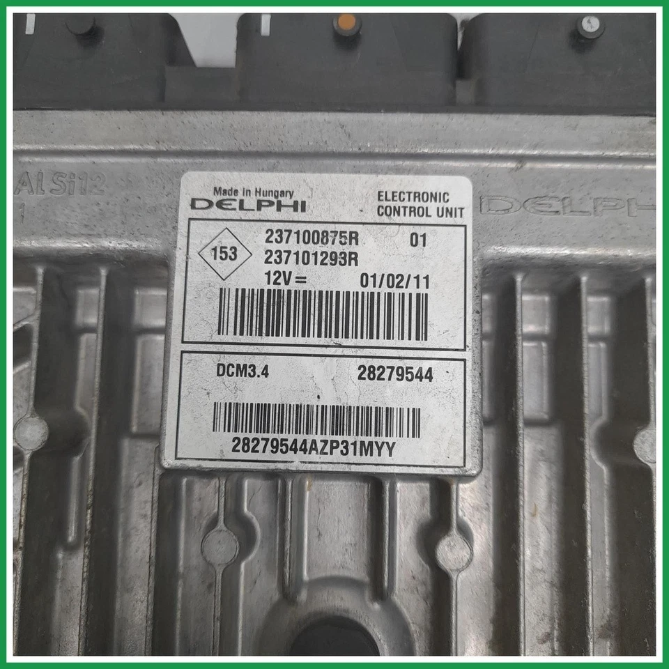 Centralina Iniezione Delphi 28279544 Renault Clio III 237101293R 2010 2012   - Immagine 2 di 4