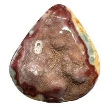Freeform Redt Druzy Stalactite Agate Cabochon  X932