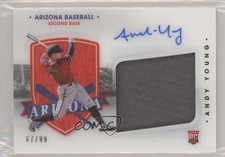 2021 Chronicles America's Pastime Material Signatures 67/99 Andy Young Auto 0lt3