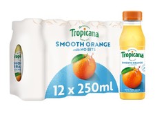 Tropicana - Orange Fruit Juice with No Bits - Long Life Pure Orange Juice, No A