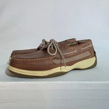 Sperry Top-Sider Helmsman Brown Leather Boat Shoes Men’s Size 8M