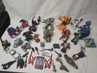 Transformer Toy Action Figure & Weapon Lot Vintage Modern Mostly Complete Lt 18