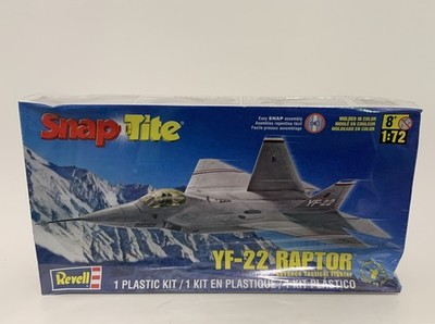 Revell Snap Tite YF-22 Raptor Airplane Model Kit New Factory Sealed Damaged Box