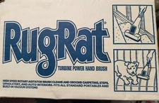GENUINE Vacuflo RugRat turbine hand brush! GREY Rug Rat for central vacuum New