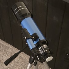 Used Telescope Refractor 70mm Aperture 400mm Focal Length Astronomy Tripod  Bag