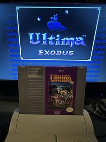 NES Ultima Exodus (Nintendo Entertainment System, 1989) Cleaned Tested Cart Only
