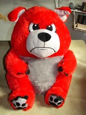 GOFFA Red Angry Monster or Bear 18" Plush