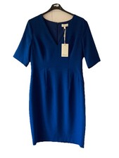 Linea Navy  Blue Dress Size 14 Business Occasion tailored fit 
